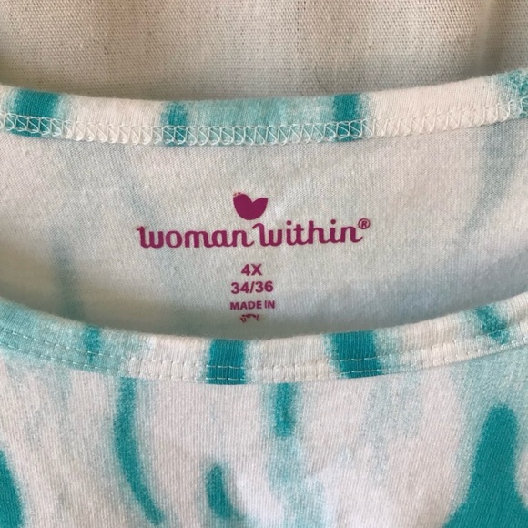 Two Plus Size Tunic Shirts 4X - Picture 4 of 11